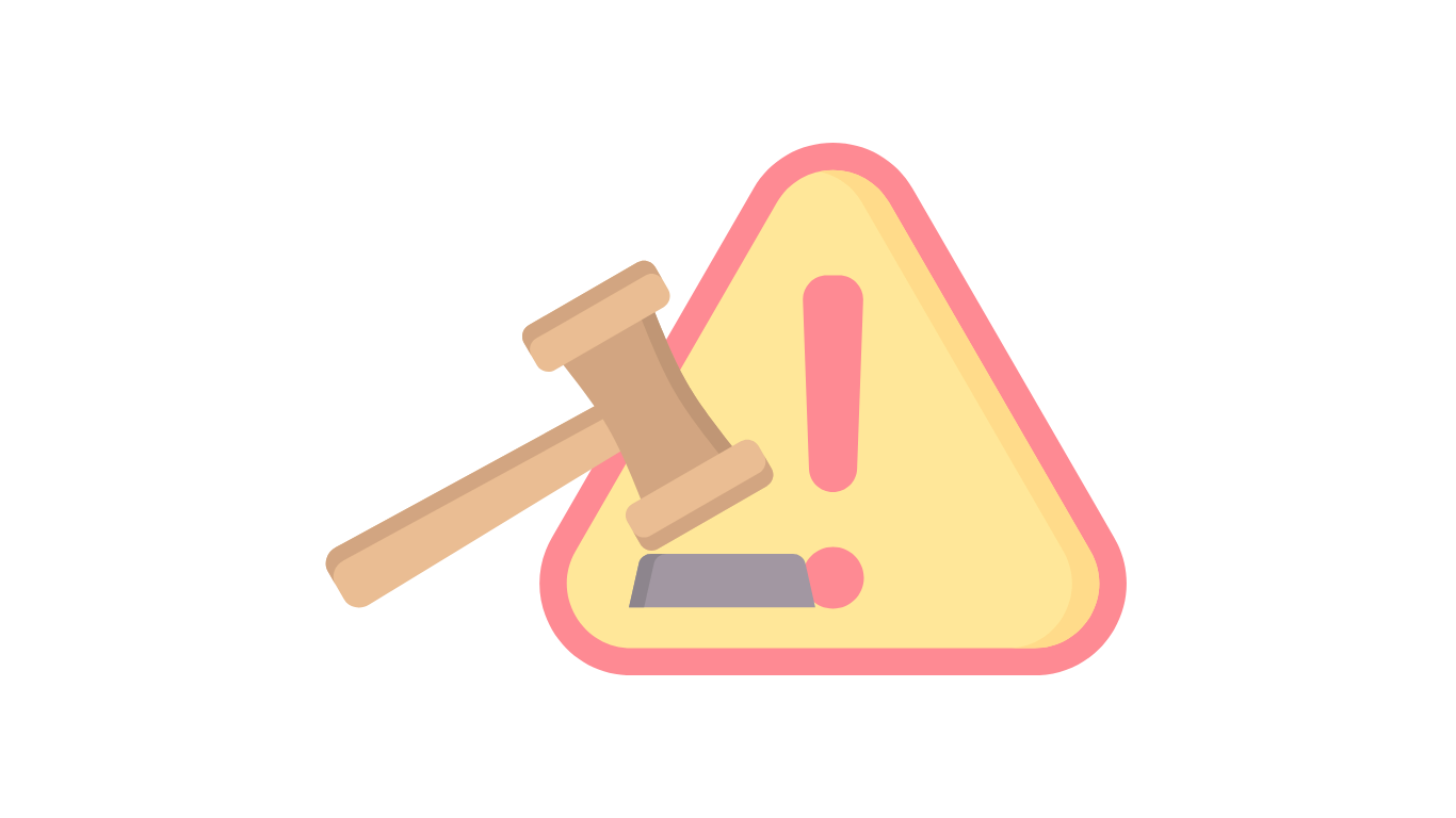 Image representing potential compliance violations and penalties
